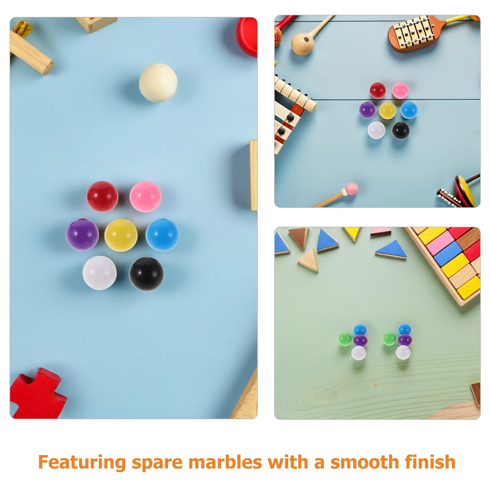 Boules rondes lisses en plastique de 14Mm, 200 pièces, pour dames chinoises, remplacement de jeu, tri des couleurs, activités d'apprentissage pour enfants