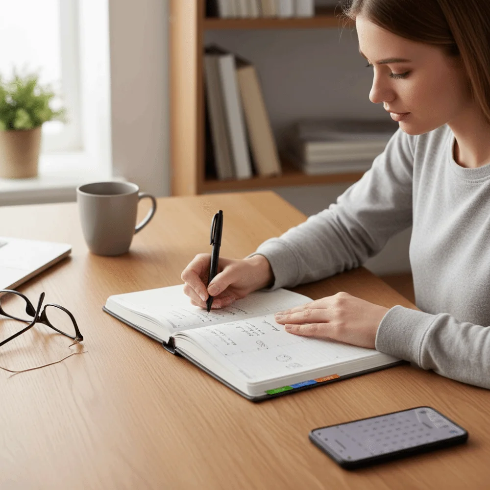 New A5 2026 Agenda Book Pen Loop Efficiency Manual Schedule Book Elastic Bond Time Management Planner Notebook School