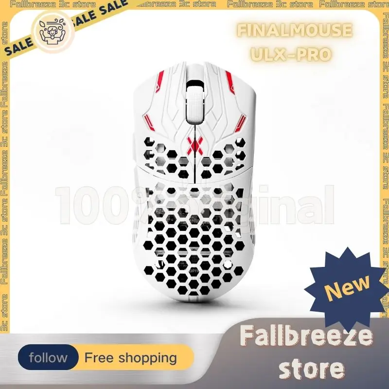 Finalmouse Ulx-Pro Gaming Mouse 8k 2mode 2.4g Wireless Mouse Omron Switch Paw3395 29g Lightweight In Stock esports gamer mouse