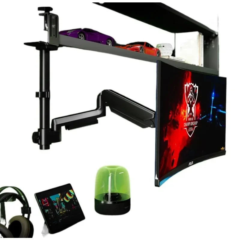 

Clip-on robotic arm can lift and lower ceiling air pressure suspension heightening bracket