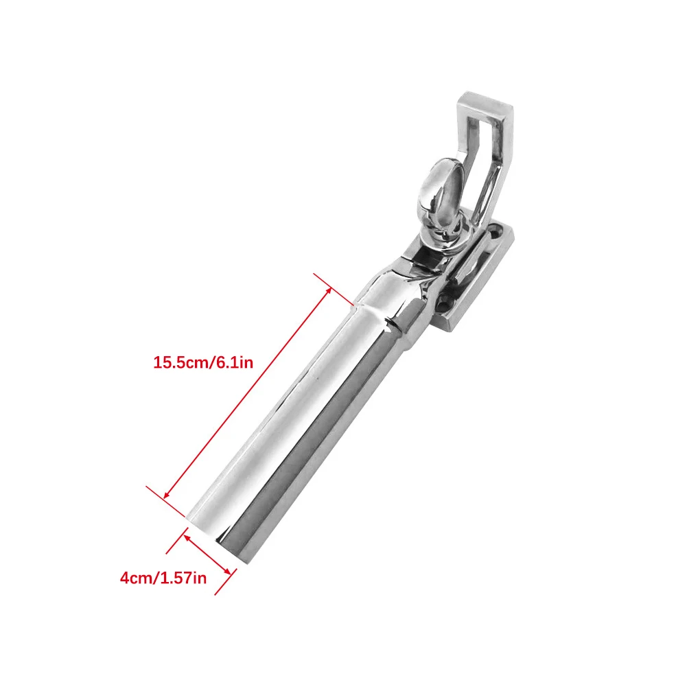الفولاذ المقاوم للصدأ الصيد رود حامل مركبة بحرية الأجهزة تركيبات معالجة قوس المقاومة للتآكل القطب التبعي
