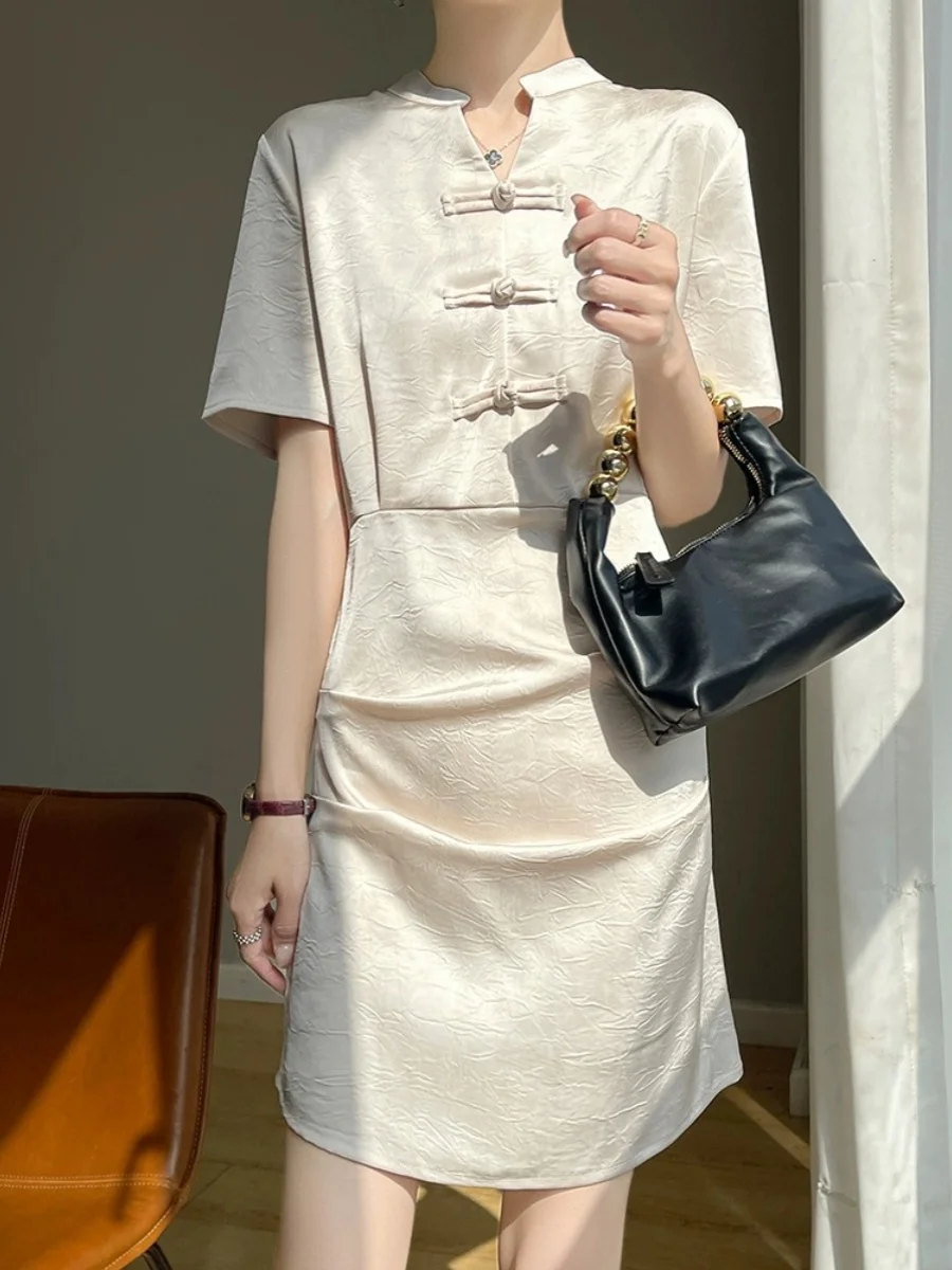 التخسيس ort تنورة الدكتور بلا شريط حرير الخصر Cinching الصينية Sle المرأة Faion الصيف أناقة صغيرة Bla Dr