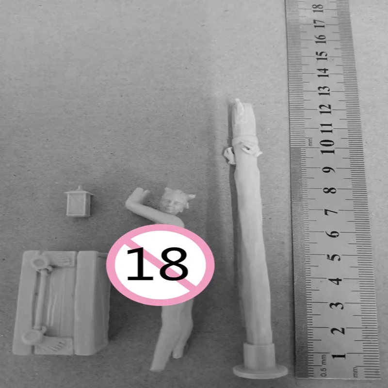 1/24 مقياس تمثال راتنج فتاة محسنة NSFW لتقوم بها بنفسك تجميع أطقم منمذجة لعبة النحت المفككة وغير المطلية