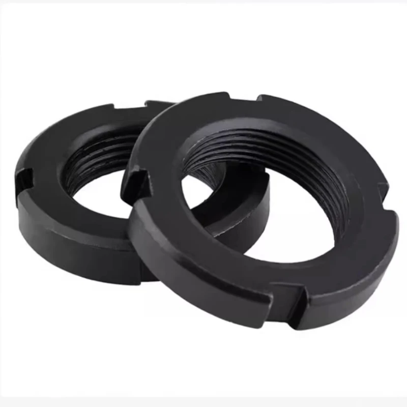 M10 M12 M14 M16 M18 M24 Круглая гайка Шлицевая гайка Гайка с четырьмя пазами GB812