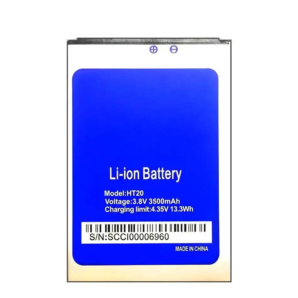

Mobile Phone Battery For Homtom HT20 Fast Charging 3500Mah