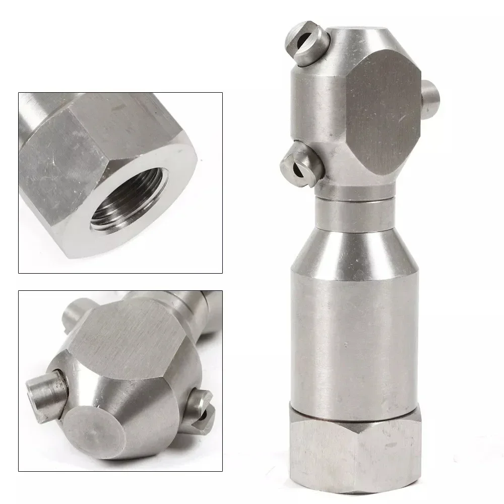 

Нержавеющая сталь, 360-градусная автоматическая вращающаяся веерообразная насадка, бутылка для очистки, промышленная распылительная насадка