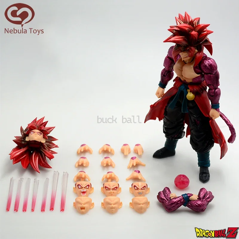 Demoniacal Fit Dragon Ball Figures Son Goku Figure Saiyan 4 SSJ4 Time Jumper Acme Power Goku Jiren Action Figure Statue Gifts