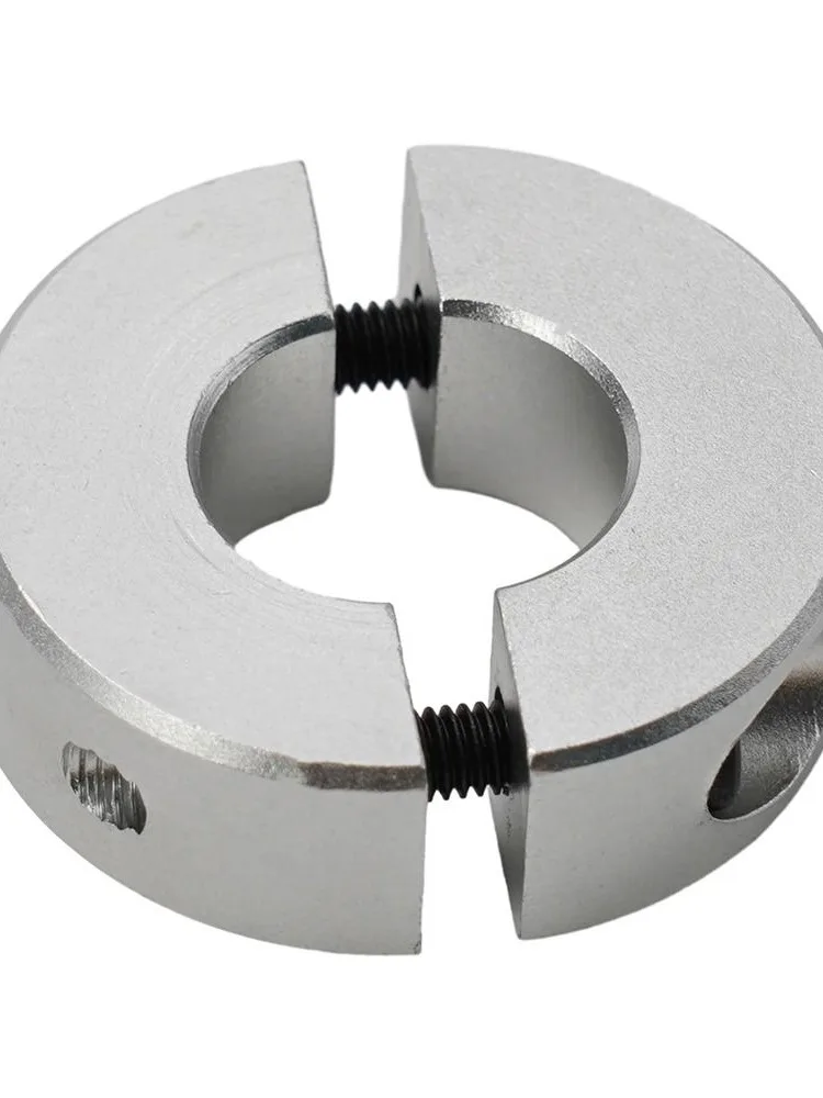 Anneau de limite de verrouillage fixe en alliage d'aluminium, 1 pièce, collier d'arbre à axe optique séparé à Double fente, diamètre 6-20mm avec vis