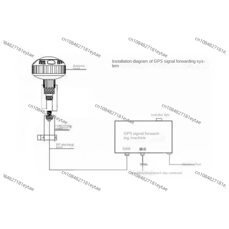 NEW Indoor Mushroom Head GPS Signal Repeater Amplifier Transmission Complete Kit with 15M Mushroom Receiving Antenna