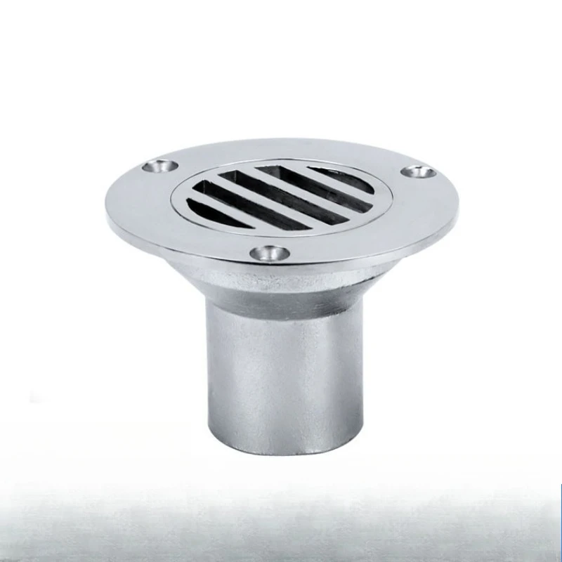 Marine 316 stainless steel floor drain 1 1/2 straight drain 38 straight  drain, r drain ship accessories