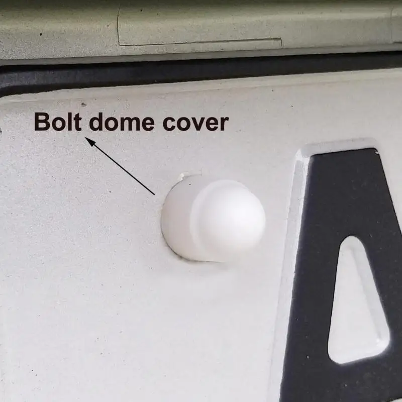 Pack Of 10 Dome Nut Protective Caps For Bolts & Professional Finish R6FB