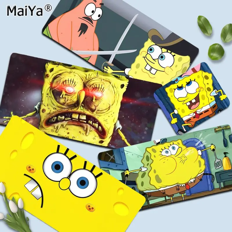 

SpongeBob-Patrick-Star Boy Pad Gamer Play Mats Mousepad Size For Game Keyboard Pad For Gamer