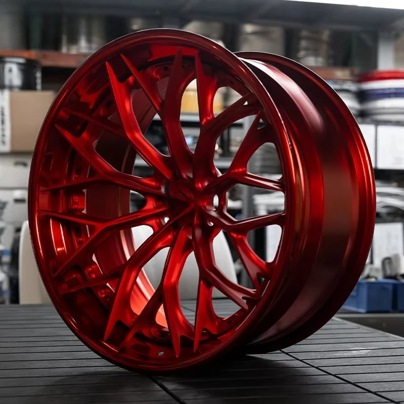 

custom forged red deep wheel hub 18 20 22 2123 24 inches 5x120 5x114.3 5x127
