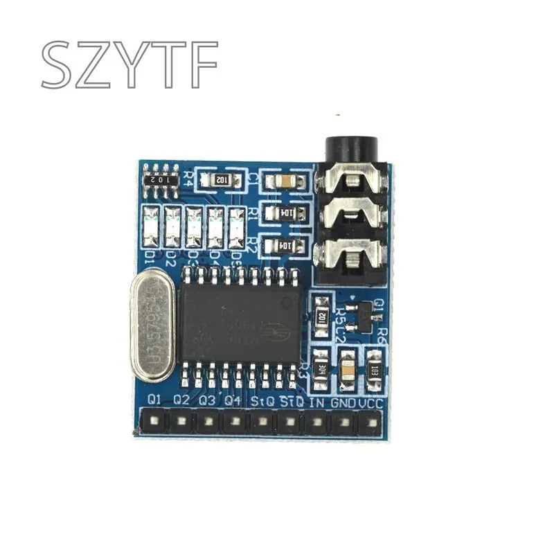 1PCS MT8870 DTMF Voice Decoding Module Phone Module Speech Decoding Voice Board Module LED Indicators With Pins