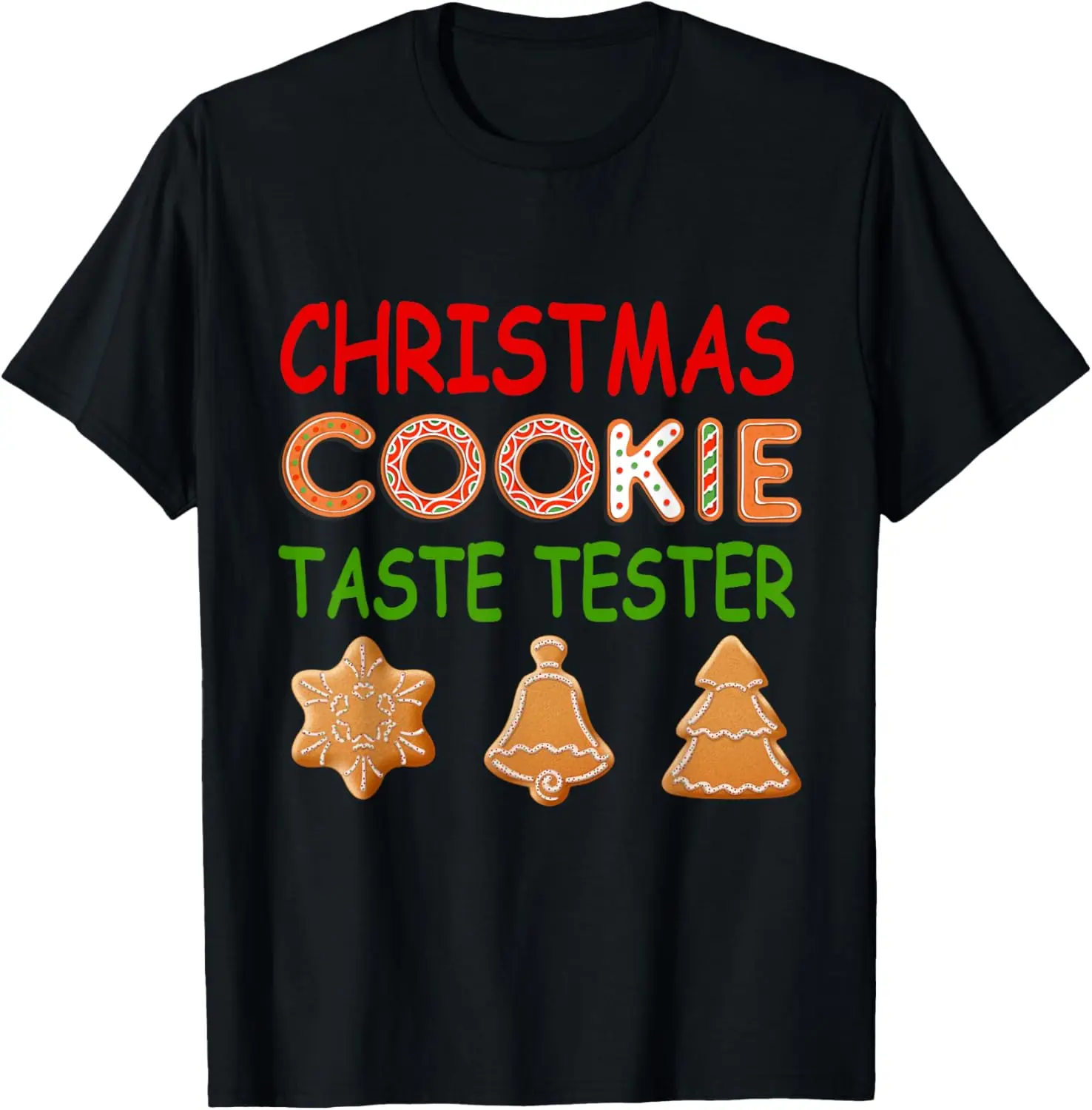 Probador de sabor a galleta navideña, regalos de Navidad a juego, camiseta para hombres y mujeres