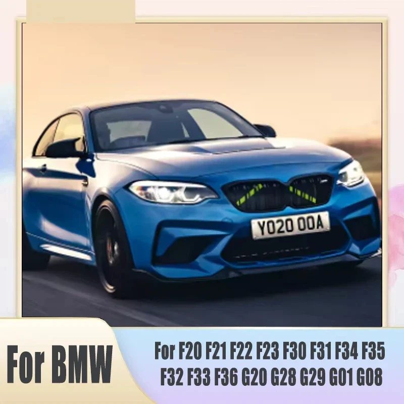Car Front Kidney Grille Cover Frame Trim Strips for BMW F36 F44 F30 F22 F31 F34 G30 G31 F32 F46 F45 F20 F21 F23 F33 G32 G11 G12