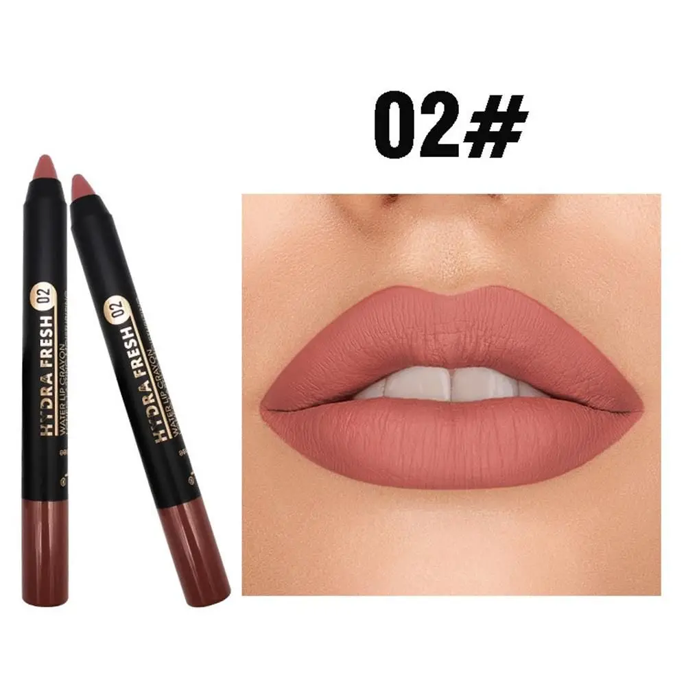 ホットセール　メイクアップ　コスメ　防水　マットリップスティックペンシル　ヌードベルベットリップグロス