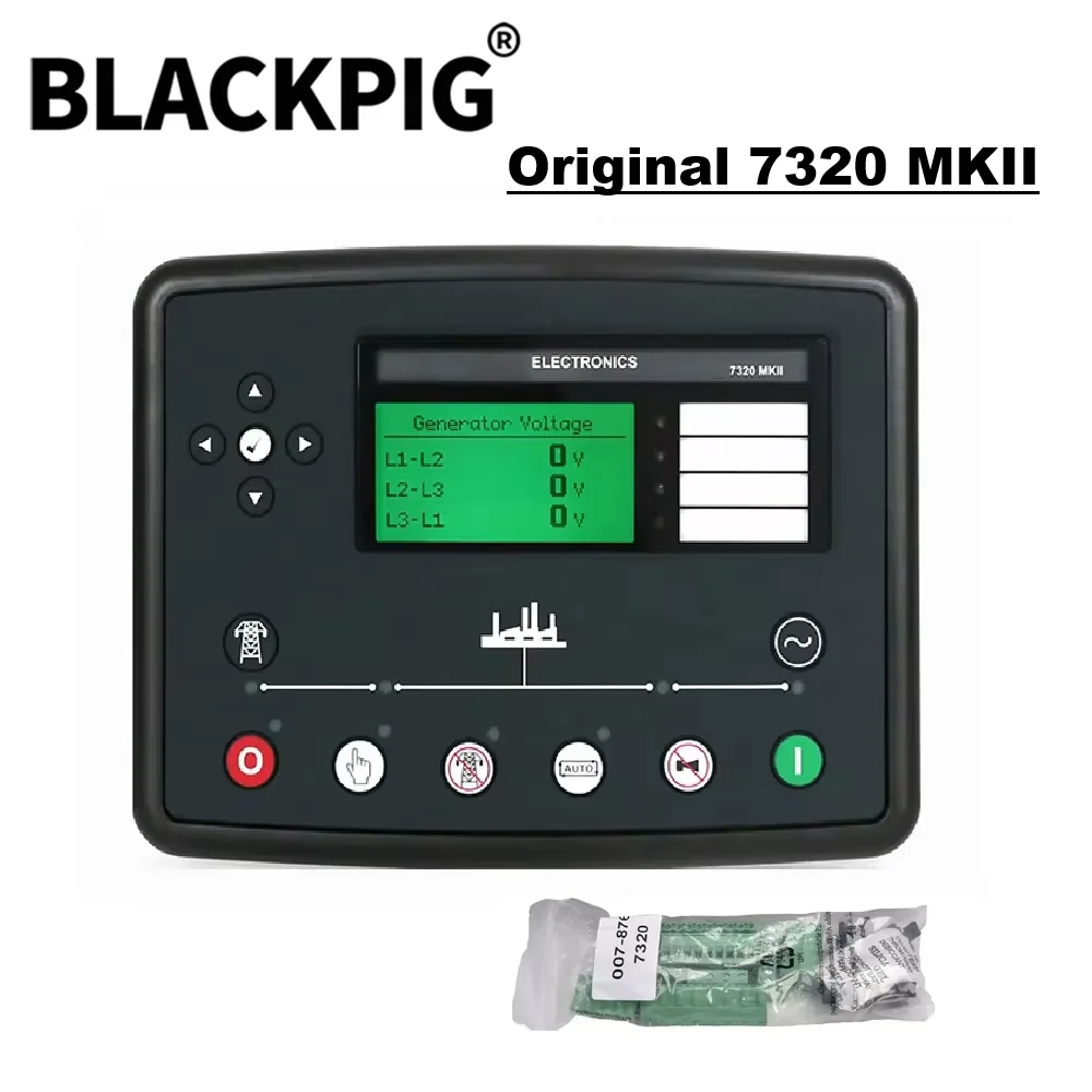Controlador de Generador DSE7310 DSE7320 MKII Original Fabricado en el Reino Unido, Copia del 7320, Módulo de Control de Arranque Automático AMF para Fallos de Red (Utility)