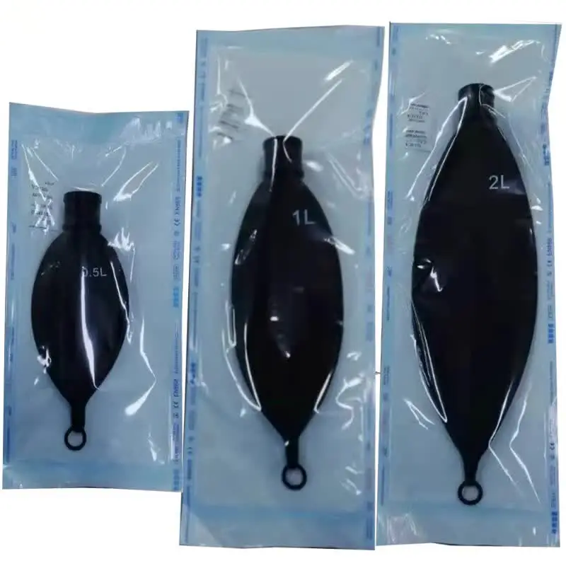 وسادة هوائية معززة من اللاتكس، وسادة هوائية سميكة لتنفس الرئة مقلدة 0.25 - 30 لتر، قابلة لإعادة الاستخدام، تناسب جميع آلات التخدير للتهوية