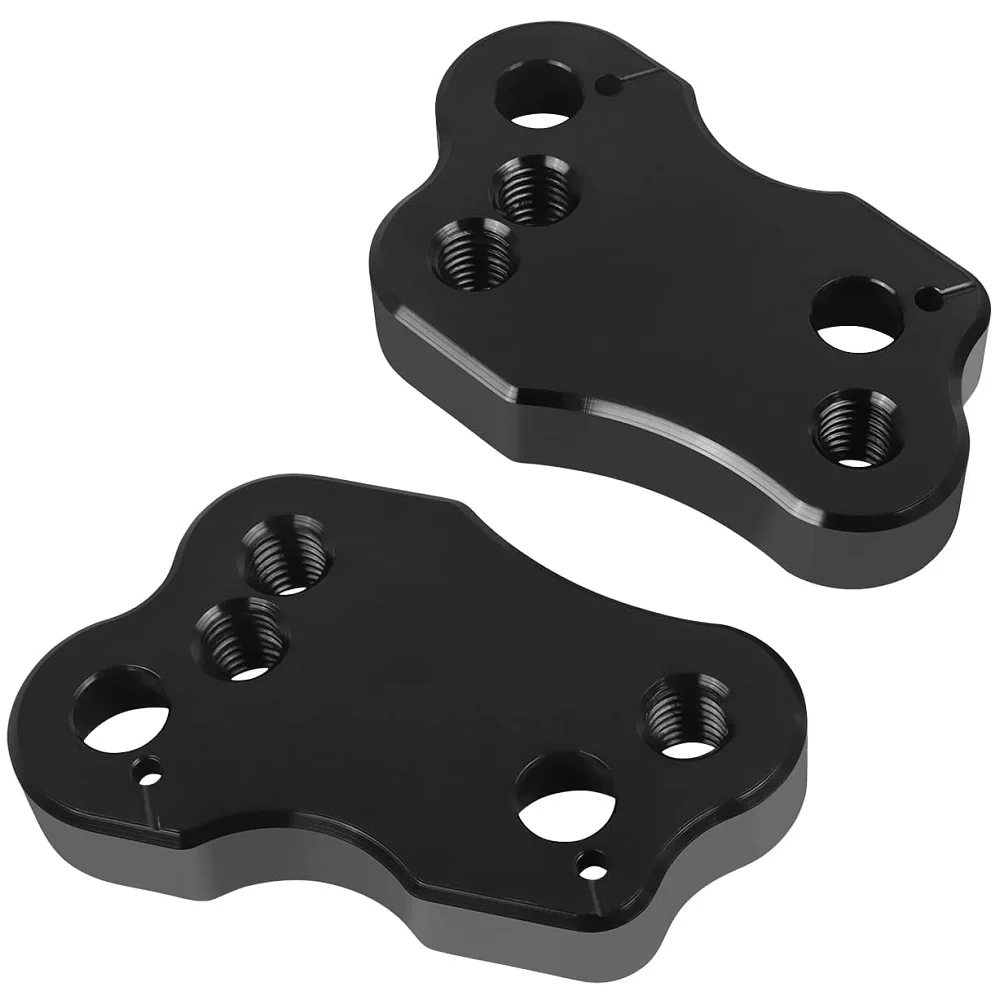 Motorcycle Billet Aluminum Handlebar Risers Up Adapters Bracket Extender Mounts Clamp For Honda Goldwing GL1800 2018-2023 view 6
