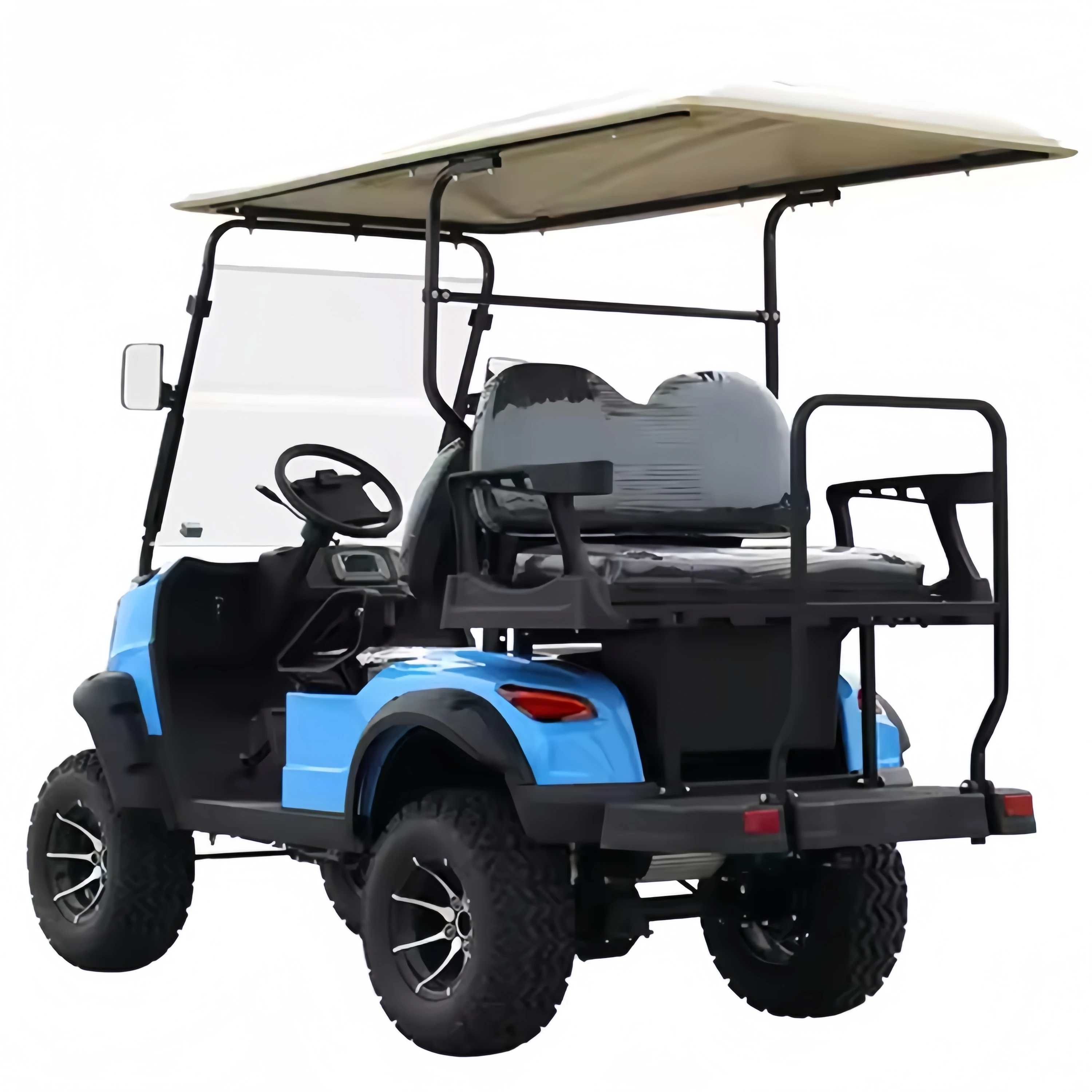 Customizable 72V 5KW AC Motor Hunting Electric Golf Carts Car Buggies With DOT Lithium Battery