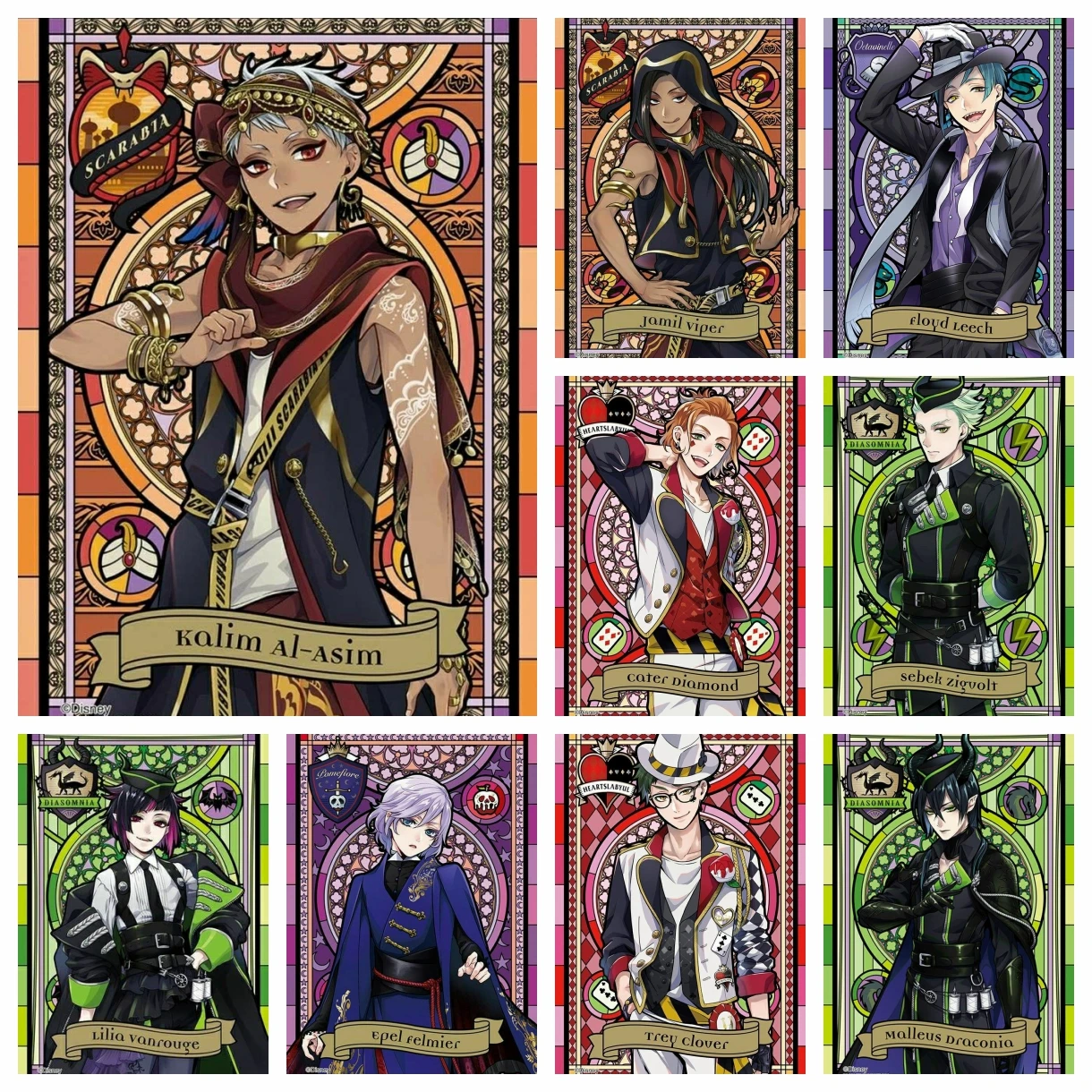 DIY Diamond Art Painting Kits Twisted Wonderland Vil Schoenheit Leona Embroidery Mosaic Cross Stitch Home Decor Children's Gift