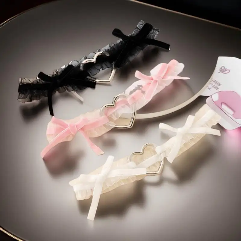 1 قطعة الدانتيل الحب مطاطا القوس الساق الدائري الحب لوليتا العروس الساق الرباط الفخذ الدائري دور اللعب الساق الدائري الزفاف مثير الرباط