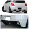 車の樹脂リアリップスズキスイフト SL CS JMD T3.5 ZC31S 11-12 修正されたバンパーコーナーリアバンパーシャベルスポイラー 4