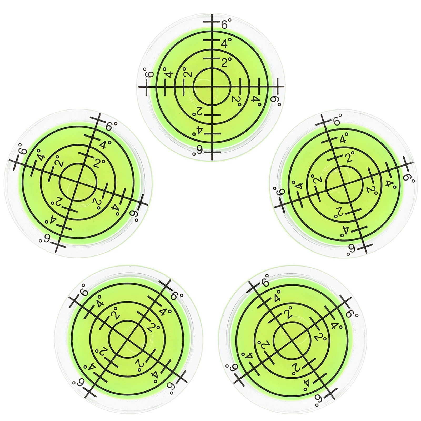 

5pcs Bubble Level Mini Levels Tools Small Leveler for Measuring Leveling Calibrated Markings Spirit Level Plastic