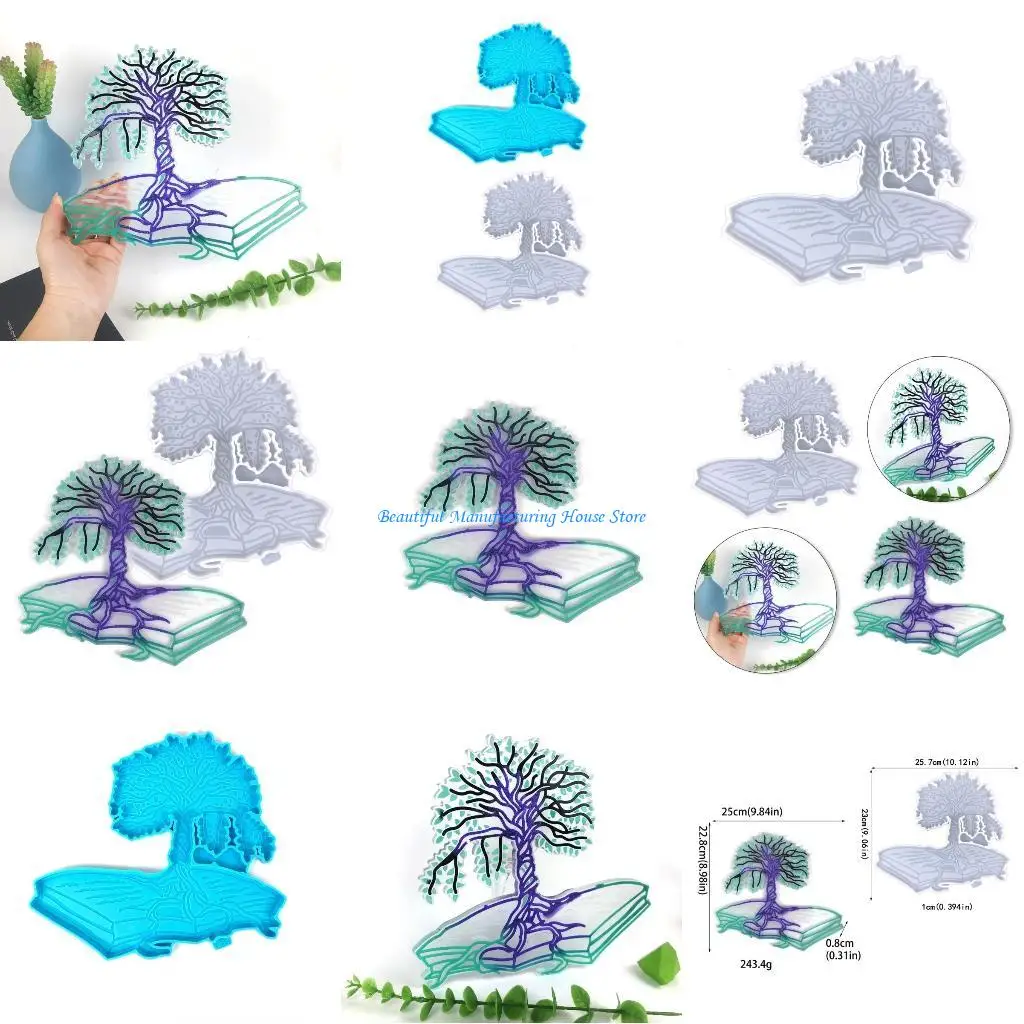 

E56A качественная силиконовая форма для украшения стен из дерева DIY Art Crafting