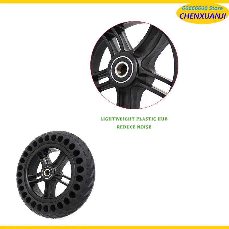 200*50 Honeycomb Solid Wheel 8 Inch Solid Tire with Plastic Hub 200x50 Solid Wheel Tyre for Electric Scooter Accessories 8X2