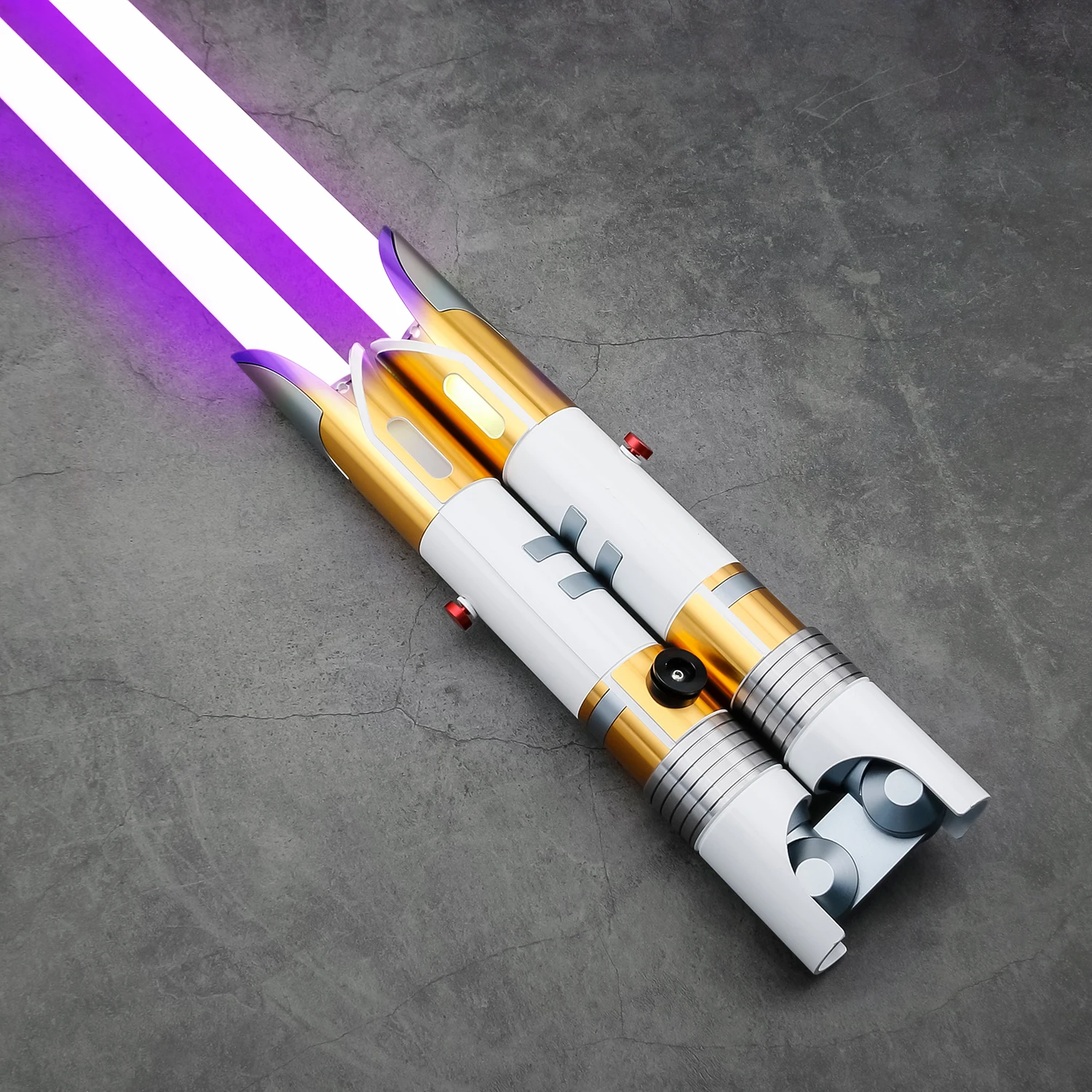 TXQSABER 2025 New High Quality Jedi Temple Heavy Dueling Lightsaber Metal Hilt Proffie 2.2 Sword SNV4 Neo Pixel Laser Cosplay