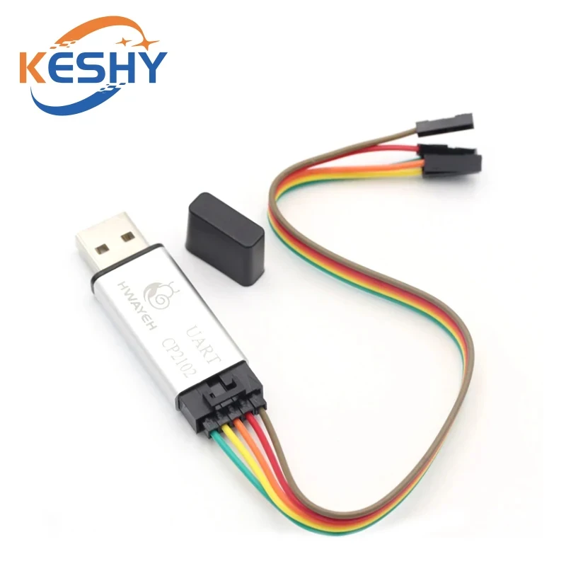 Alüminyum kabuk CP2102 USB 2.0 TTL UART Modülü 5Pin Seri Dönüştürücü STC FT232 Modülünü Değiştirin desteği 5v/3.3v