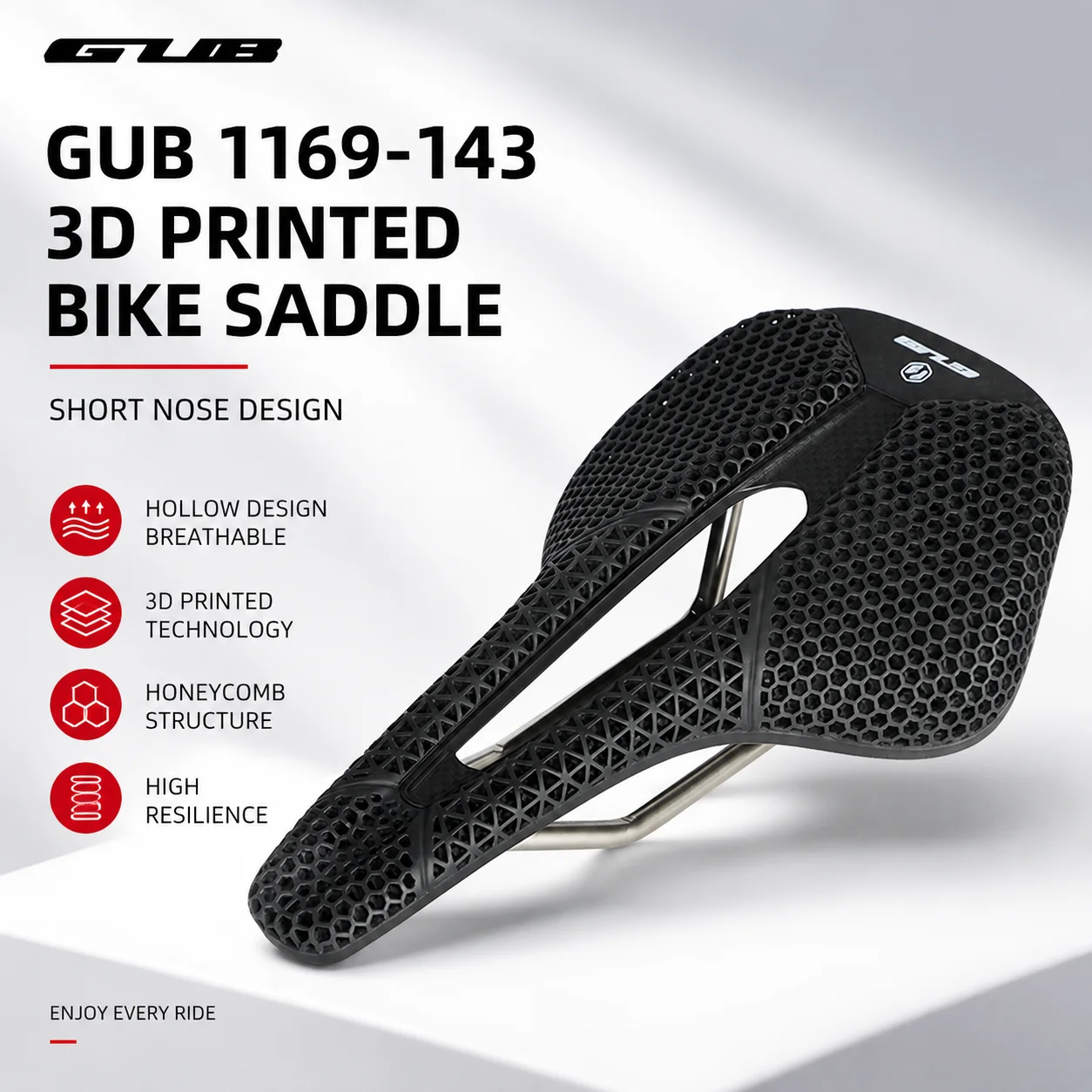 Selim de Bicicleta GUB 1169-14 - 3D Printing Nylon avaliação e preço
