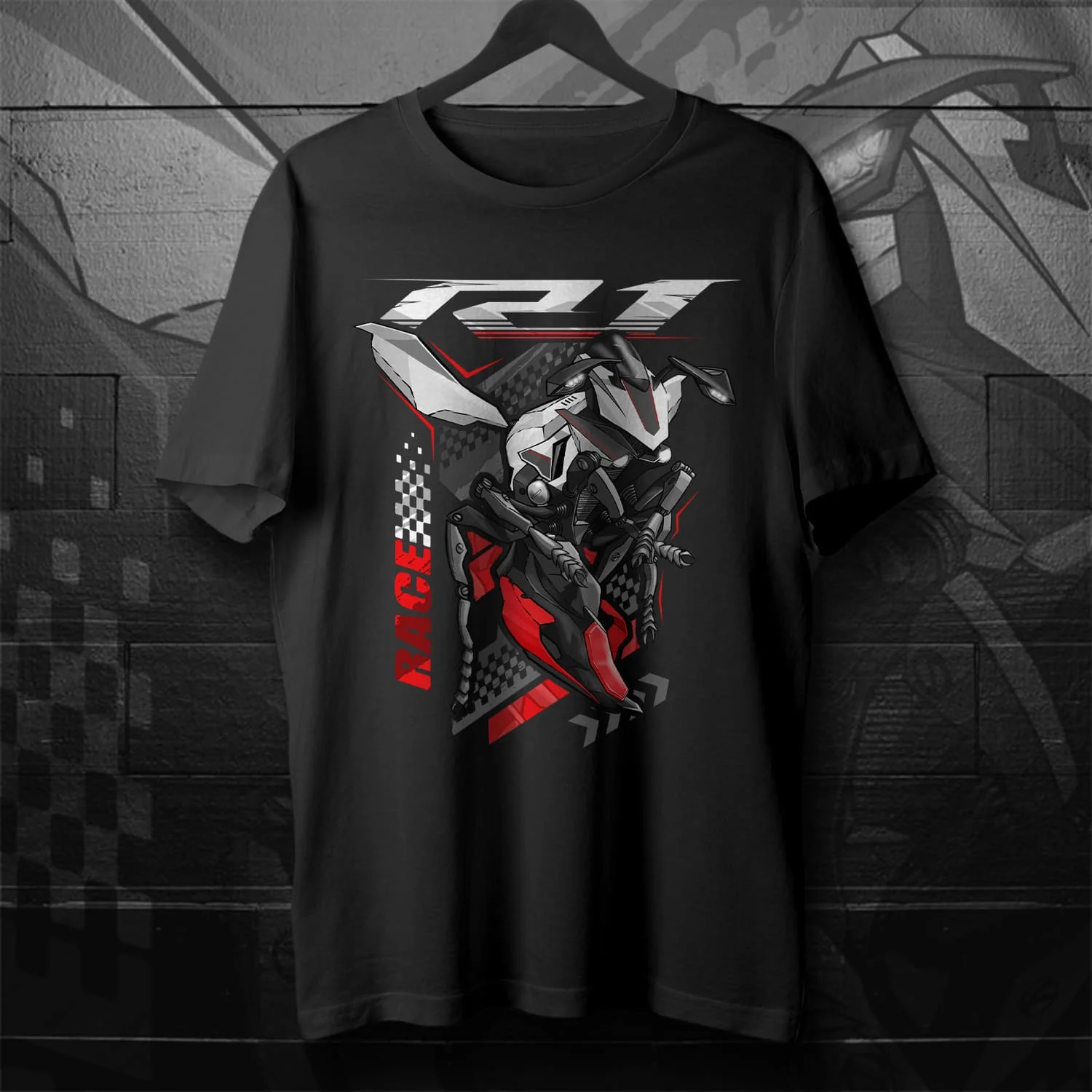 

2015-2019 Models Japanese YZF R1 Motorcycle Wasp Inspiration T-Shirt 100% Cotton O-Neck Short Sleeve Summer Casual Mens T-shirt