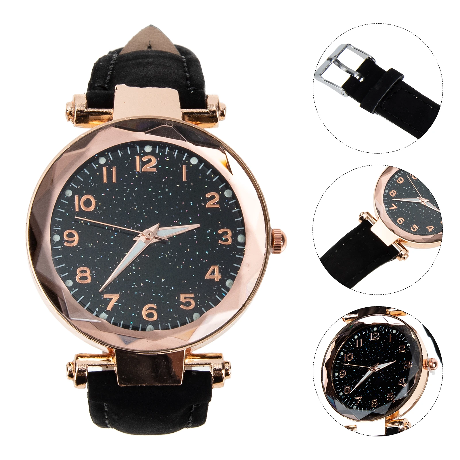 

Wear-Resistant Women Watch Exquisite Female Wristwatch Decorative Ladies Accessory Comfortable Adjustable Sand Matte Strap For