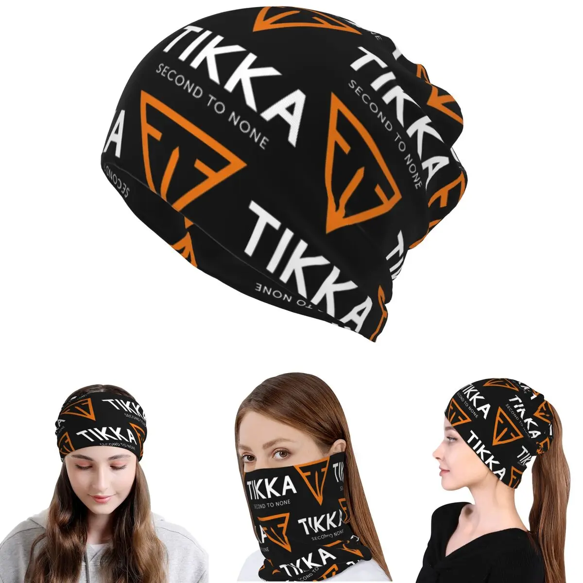 Tikka By Sako Finland Firearms Bandana Neck Gaiter Wrap Scarf Multi-use Face Mask Beanies Hat for Men Women Adult Winter