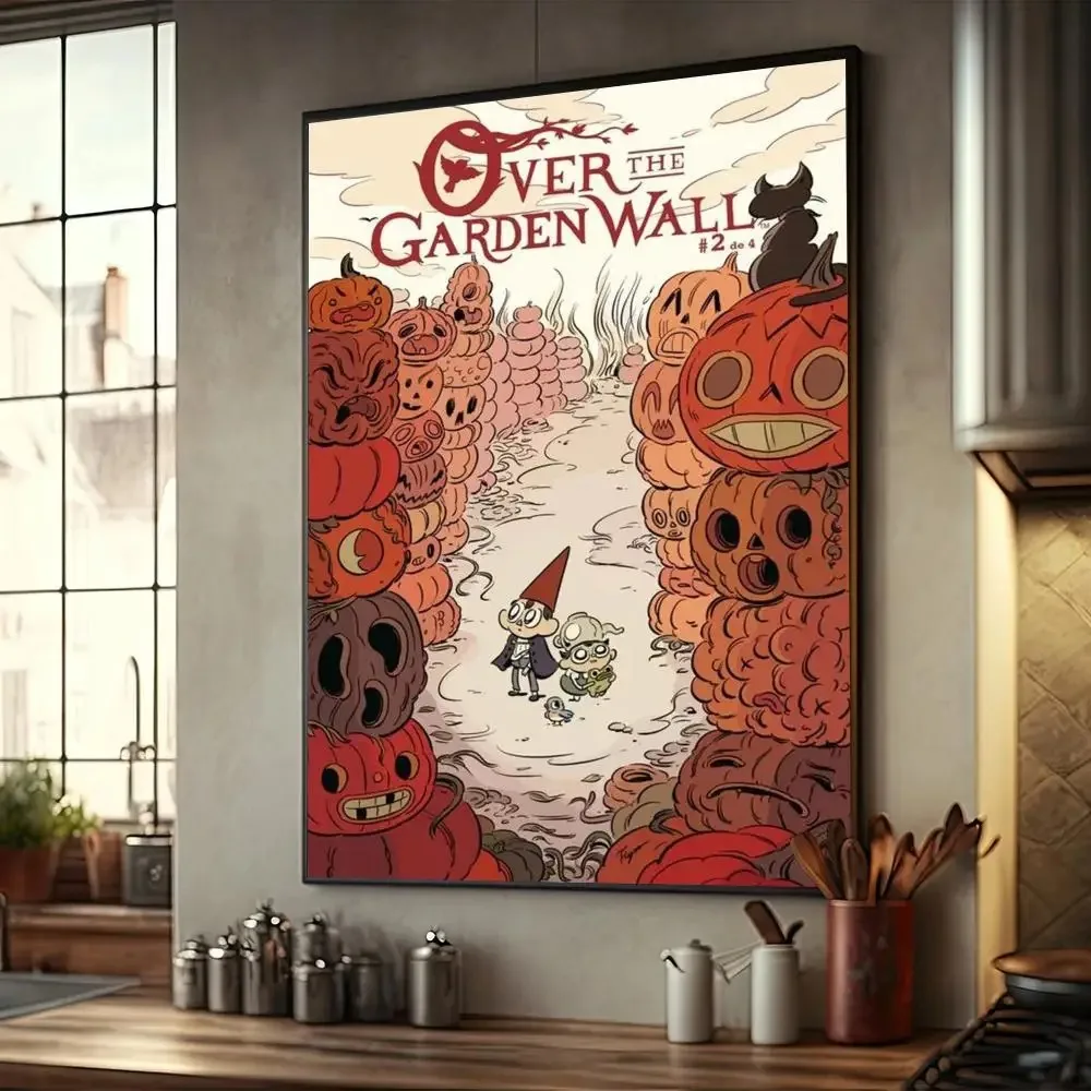 Cartoon O-Over The G-Garden W-Wall Art Canvas Poster Fancy Wall for Living Room Bar Hoom Decorative Painting