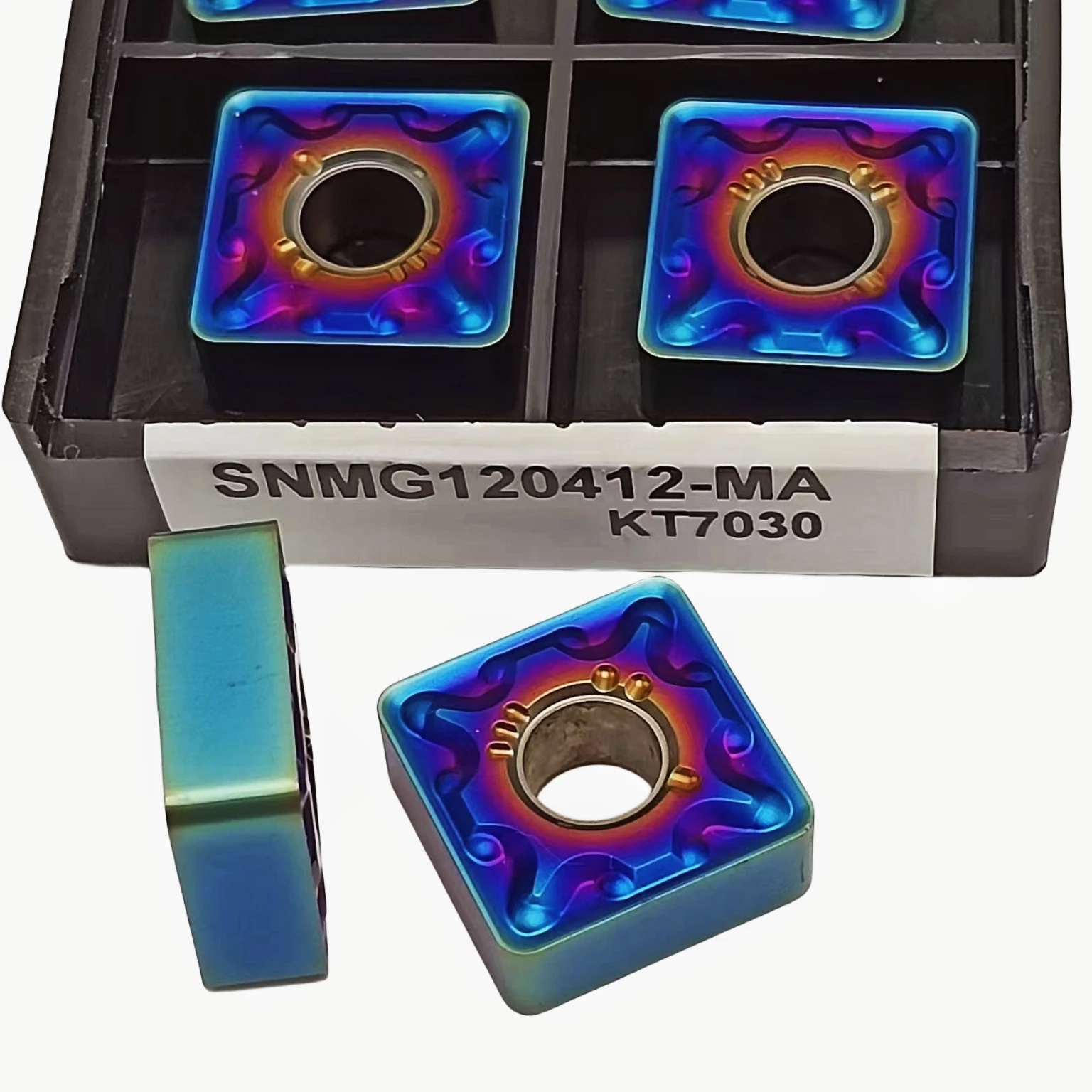 10PCS SNMG120408-MA SNMG120412-MA CNMG120404-MA  Turning Tools CNC Lathe Hardened Steel Inserts External Tool Parts ﻿
