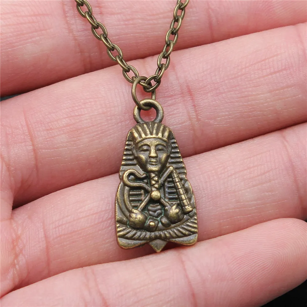 Necklace On The Neck 43Cm Chain Chief Pharaoh Vintage Jewelry