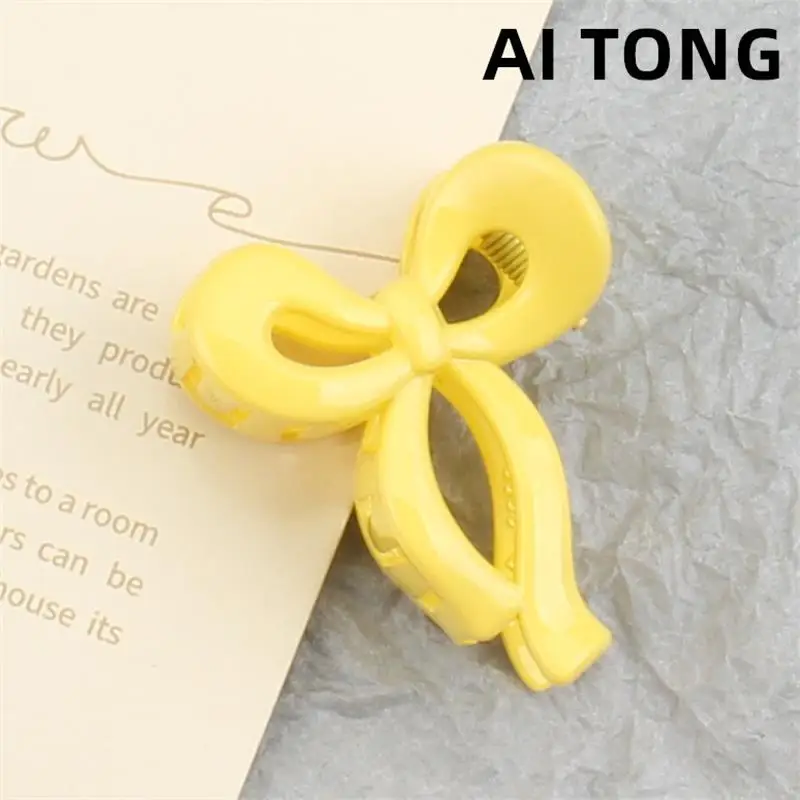 Candy colored bow tie small Grab clip feminine side bangs clip broken hair clip princess head clip hair clip hair accessory image 6