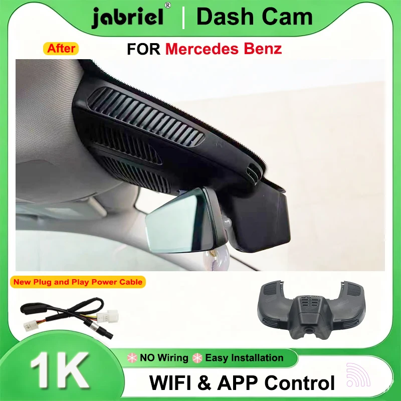 Cámara para Tablero Jabriel HD 1080P para Mercedes Benz GLS x166 GLE 350 400 450 500 43 53 63 y Mercedes Benz GLE w167 c292 2019 2020 2021