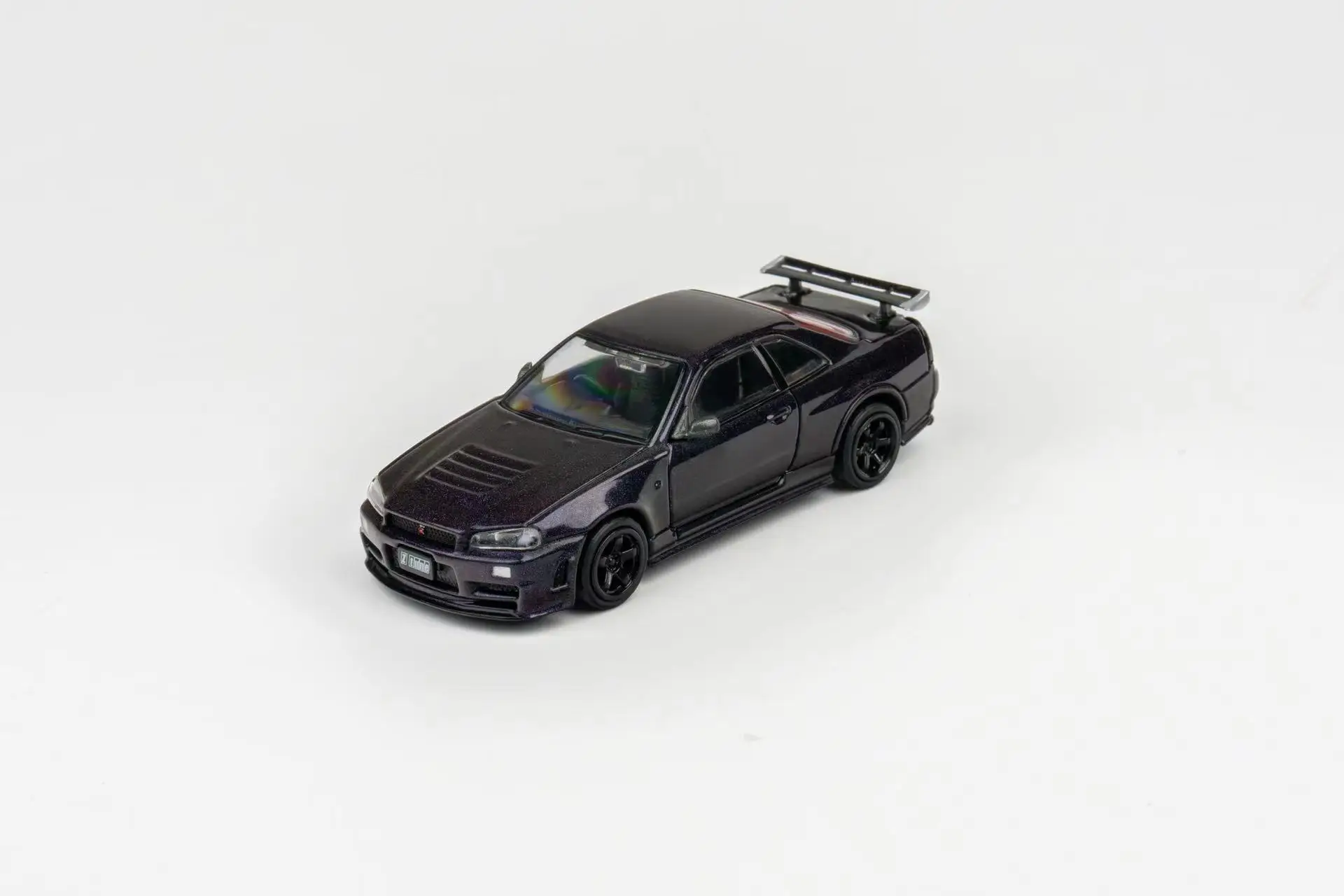 ** TOPART & DCT 한정판 다이캐스트 모델 자동차, 제이드 그린 블루, 실버 블루, 1:64 Z-TUNE