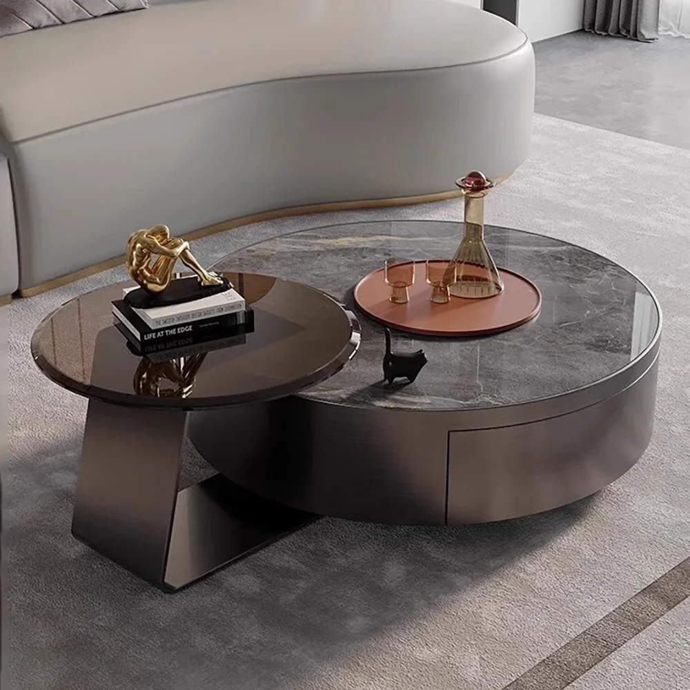 

Clear Storage Coffee Tables Waterproof Living Room Modern Corner Coffee Tables Floor Center Meubles De Salon Meubles De Salon