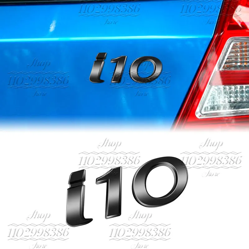 ثلاثية الأبعاد كروم سيارة معدنية التصميم رسالة شعار الخلفي الجذع ديكور لشركة هيونداي I10 I20 I30 I40 شعار اسم ملصق الملحقات