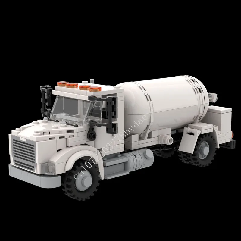 419PCS Freightliner M2 LPG MOC Kreative street view Modell Bausteine Architektur DIY Bildung Montage Modell Spielzeug Geschenke