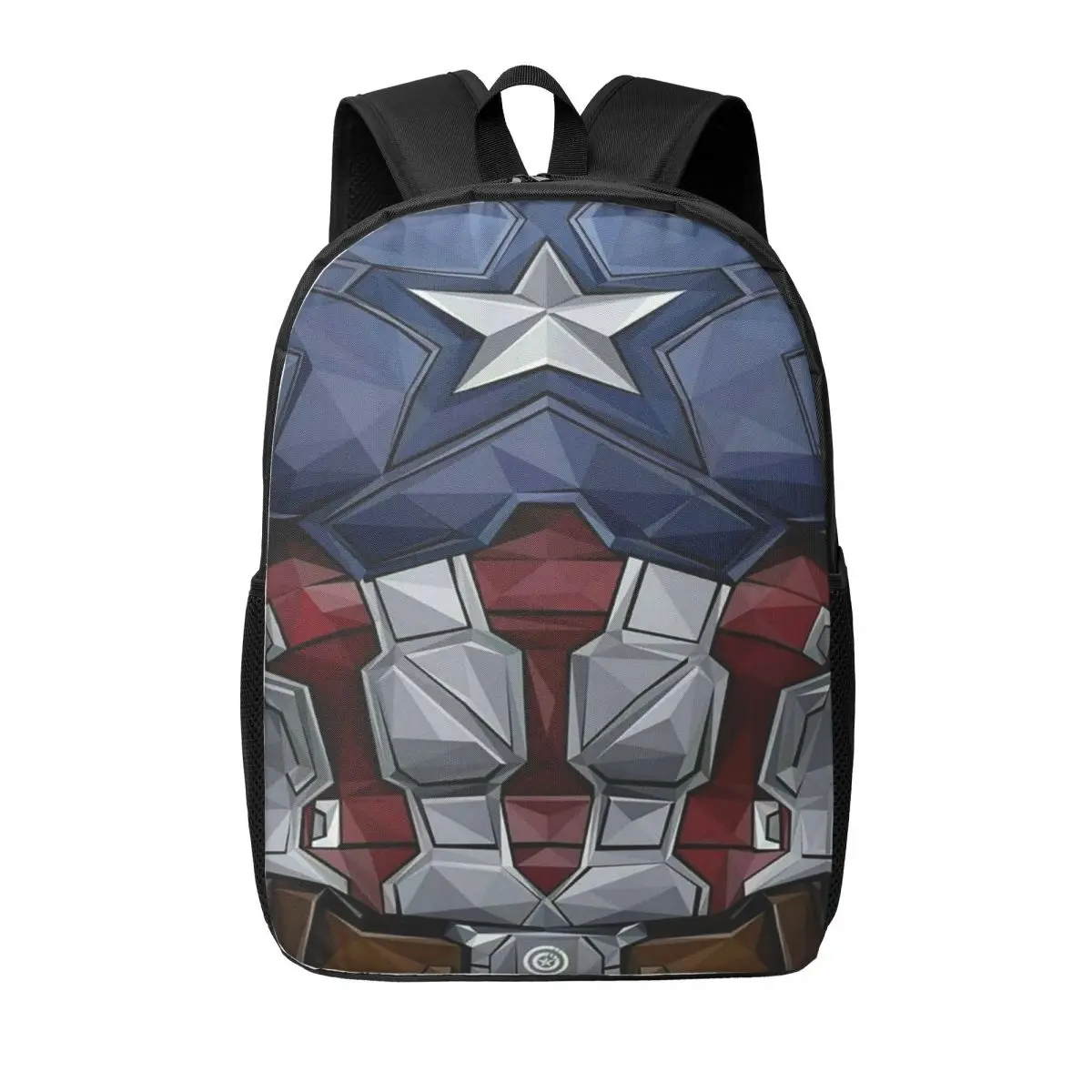 Custom Captain America Backpack Women Men Fashion Bookbag for College School Avengers Bags