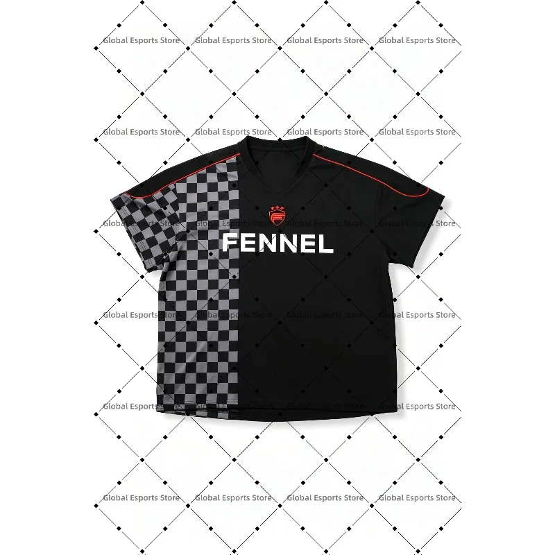 2026 FENNEL ESports Club Team Trikot T-Shirt Digitaldruck-Muster Valorant LOL Csgo Kurzarm-T-Shirt