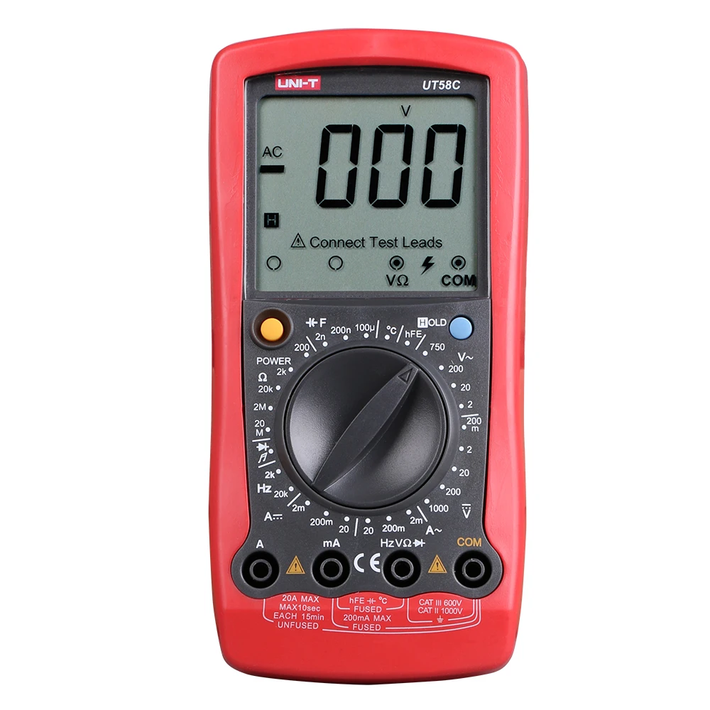 

UNI-T UT58C Цифровой мультиметр Цена Мультиметр Mastech Мультиметр Бренды Измеритель емкости