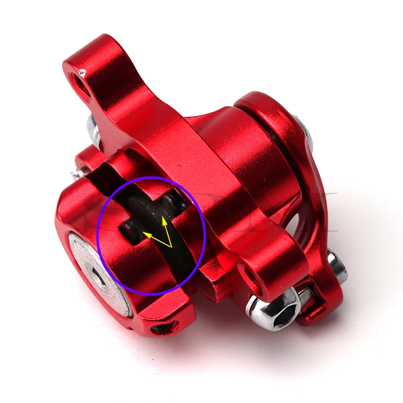 Line Pulling Disc Brakes 120mm 140mm Front/Rear Disc Brake Caliper For Electric Scooter Rear Wheel Aluminum Alloy Brake